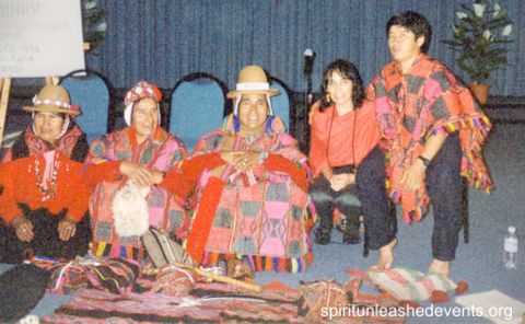 Susana Sor� with the Quero elders